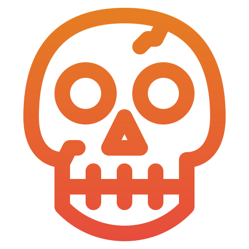 Skull Generic Gradient icon