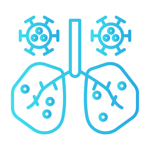 Lungs Generic Gradient icon