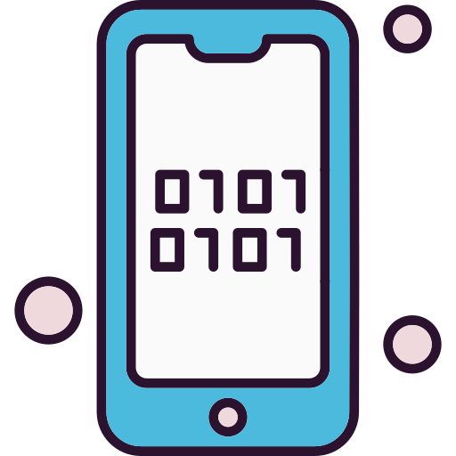 Mobile coding Generic Outline Color icon
