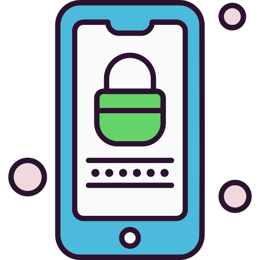 Locked screen Generic Outline Color icon
