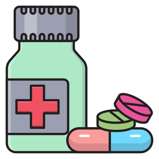 Pill Vector Stall Lineal Color icon