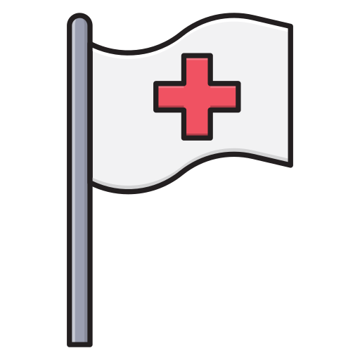 krankenhaus Vector Stall Lineal Color icon