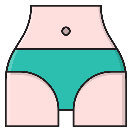 Waist Vector Stall Lineal Color icon