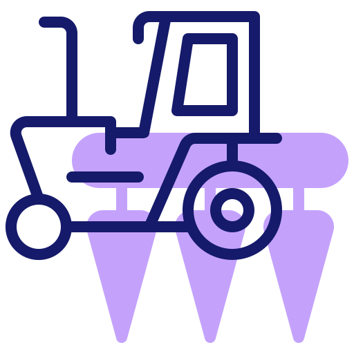 Tractor Inipagistudio Lineal Color icon