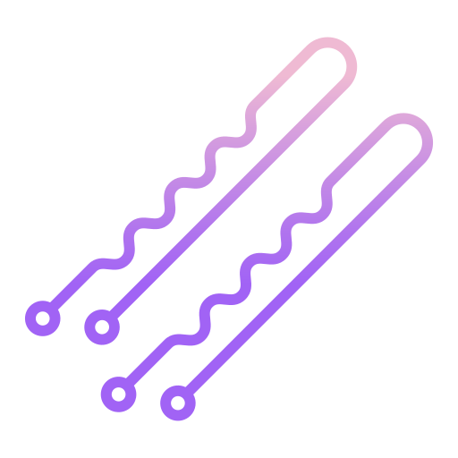 Bobby pin Icongeek26 Outline Gradient icon