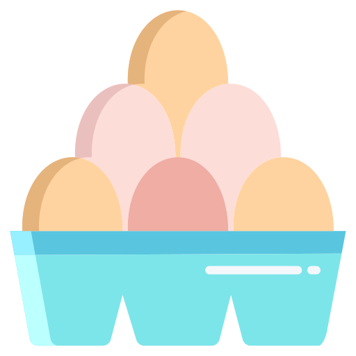 carton de huevos Icongeek26 Flat icono