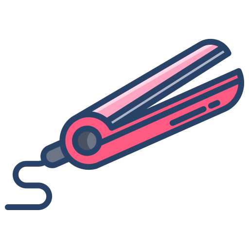 Hair straightener Icongeek26 Linear Colour icon