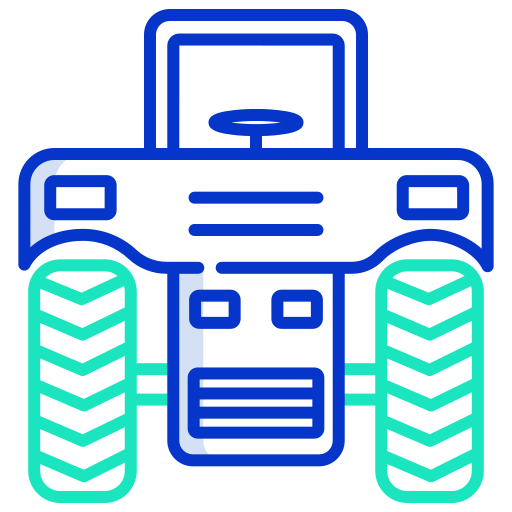 tracteur Icongeek26 Outline Colour Icône