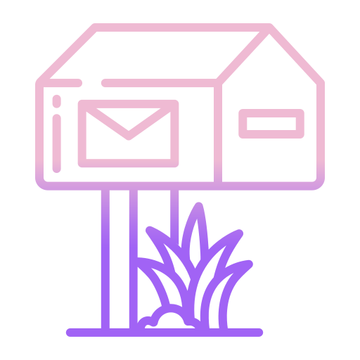 Mail box Icongeek26 Outline Gradient icon