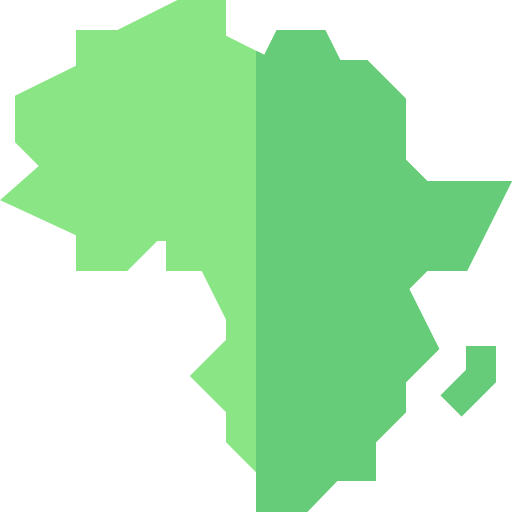 africa Basic Straight Flat icona