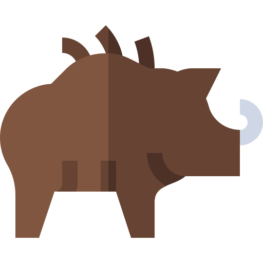 Boar Basic Straight Flat icon