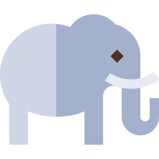 Слон Basic Straight Flat иконка