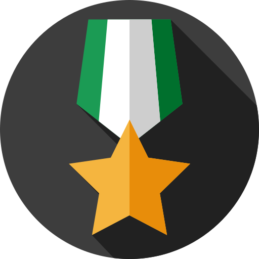 distintivo Flat Circular Flat icona