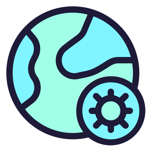 Pandemic Generic Blue icon