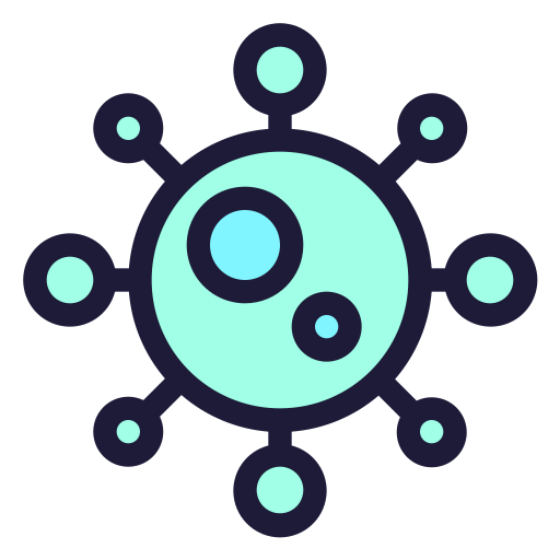 virus Generic Blue icoon