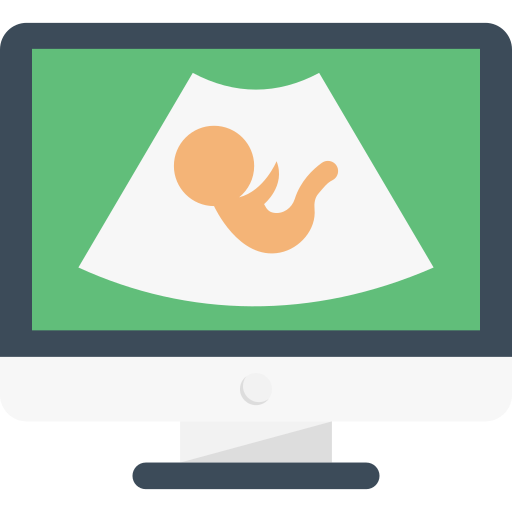 Ultrasound Generic Flat icon