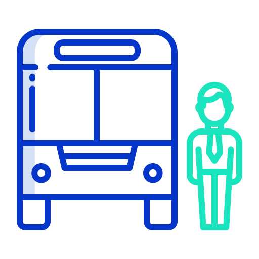 conducteur de bus Icongeek26 Outline Colour Icône