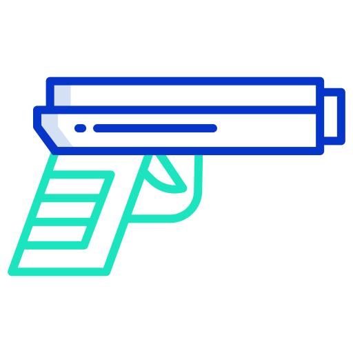 pistola Icongeek26 Outline Colour icono