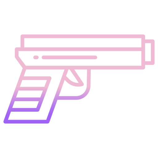 pistola Icongeek26 Outline Gradient icono
