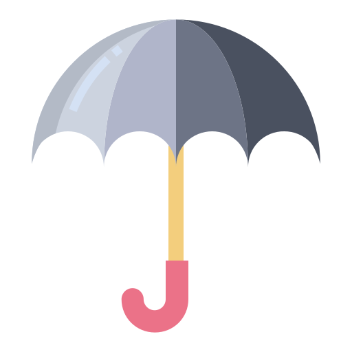 paraplu Icongeek26 Flat icoon