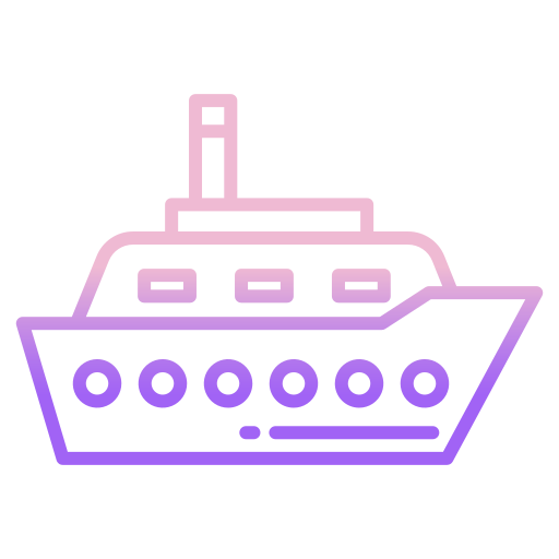Ship Icongeek26 Outline Gradient icon