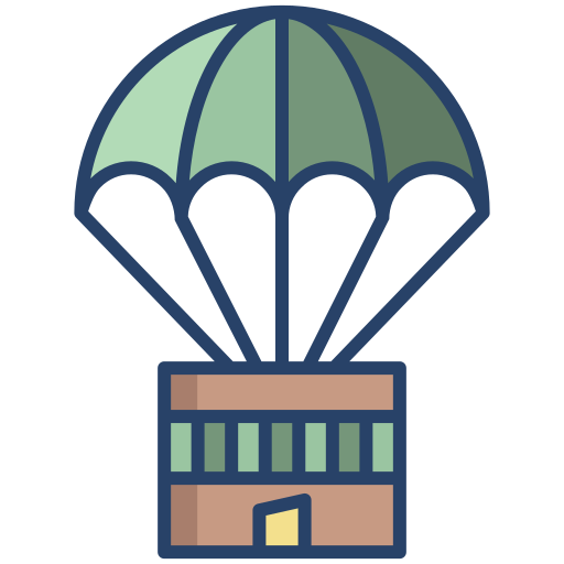Parachute Icongeek26 Linear Colour icon