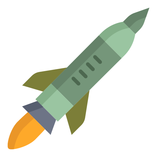 Ракета Icongeek26 Flat иконка