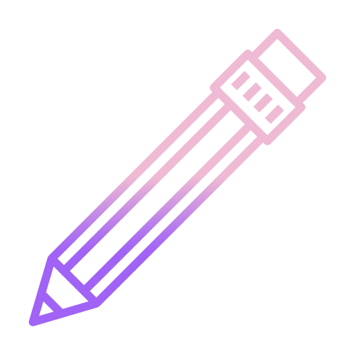 Pencil Icongeek26 Outline Gradient icon
