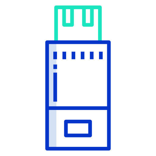 pen drive Icongeek26 Outline Colour Ícone