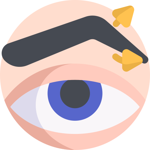 Eyebrow Detailed Flat Circular Flat icon
