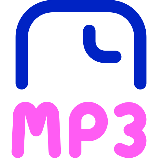 mp3-bestand Super Basic Orbit Color icoon