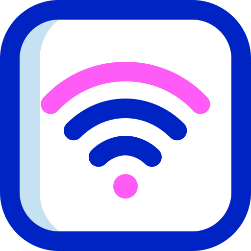 wi-fi Super Basic Orbit Color ikona