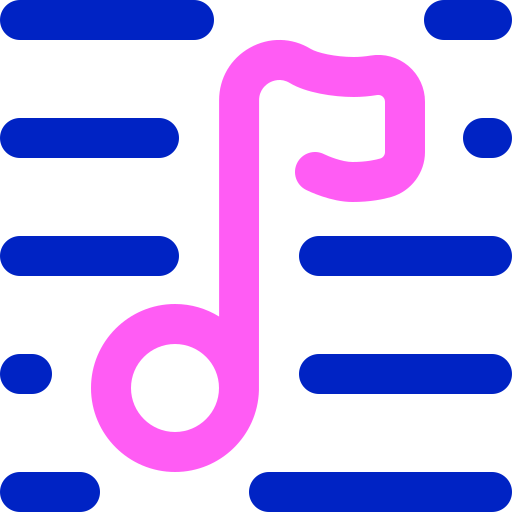 musik note Super Basic Orbit Color icon