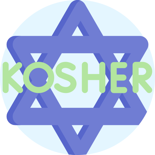 kosher Detailed Flat Circular Flat Ícone