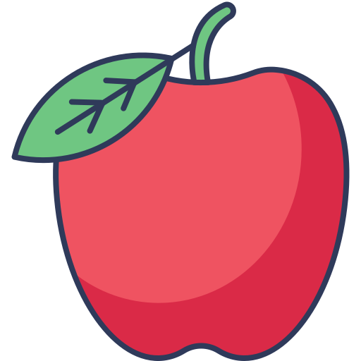 яблоко Dinosoft Lineal Color иконка