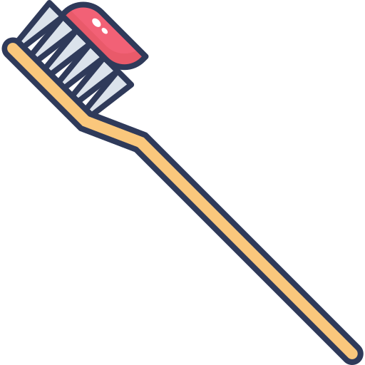 Toothbrush Dinosoft Lineal Color icon
