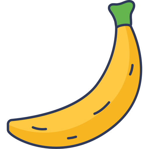 banan Dinosoft Lineal Color ikona