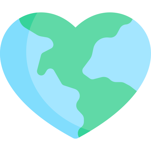World Kawaii Flat icon