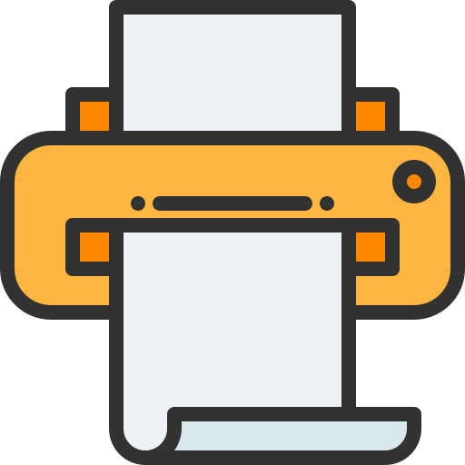 Printer Generic Outline Color icon