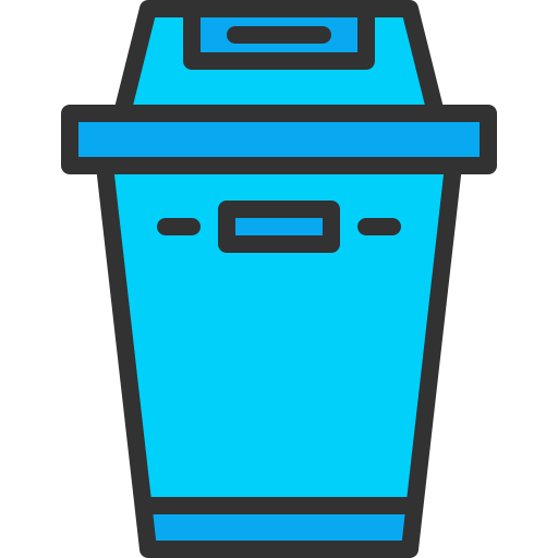 mülleimer Generic Outline Color icon