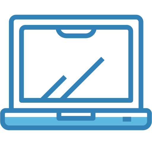 Laptop Generic Blue icon