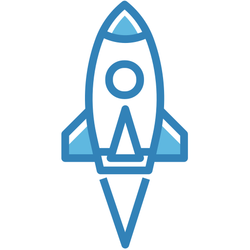ロケット Generic Blue icon