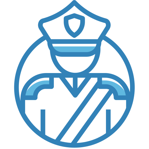policja Generic Blue ikona