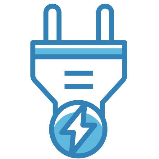 elektryczność Generic Blue ikona
