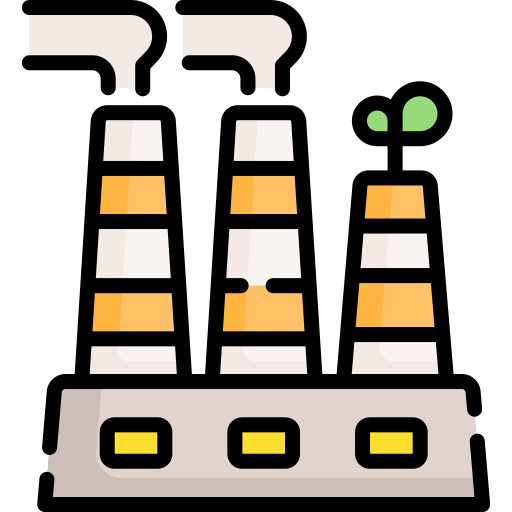 Eco factory Special Lineal color icon