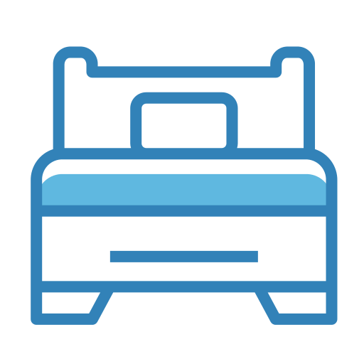 싱글 침대 Generic Blue icon