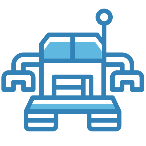 weltraumroboter Generic Blue icon