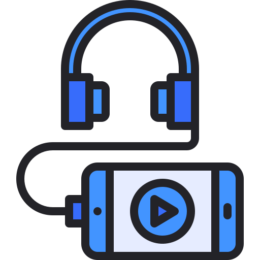 Headphone Generic Outline Color icon