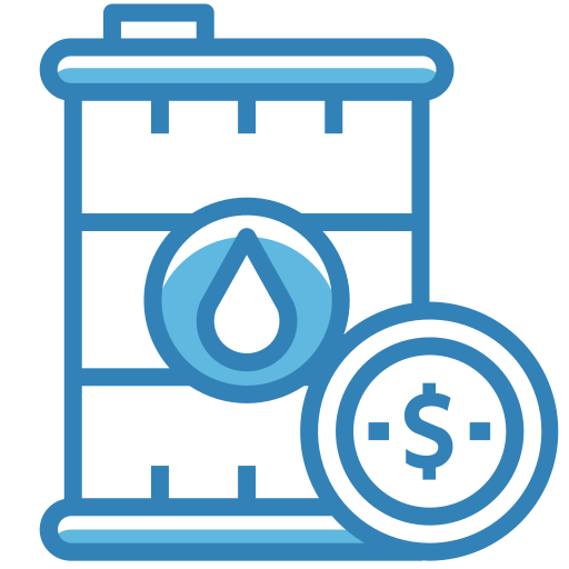 precio del petróleo Generic Blue icono