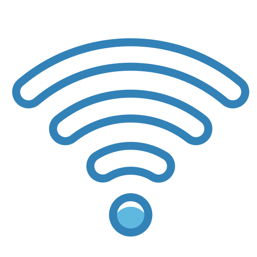 wi-fi Generic Blue Ícone